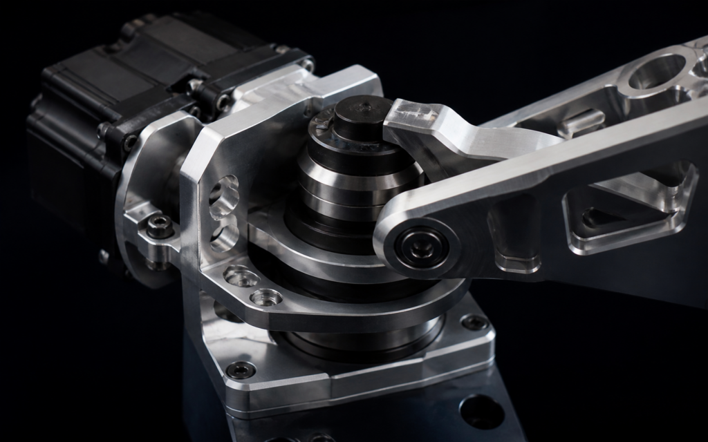 Precision mechanical prototype concept visual